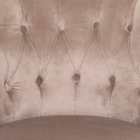 Fotel Sixtine velvet beżowy ciemny Fotel Sixtine velvet beżowy ciemny