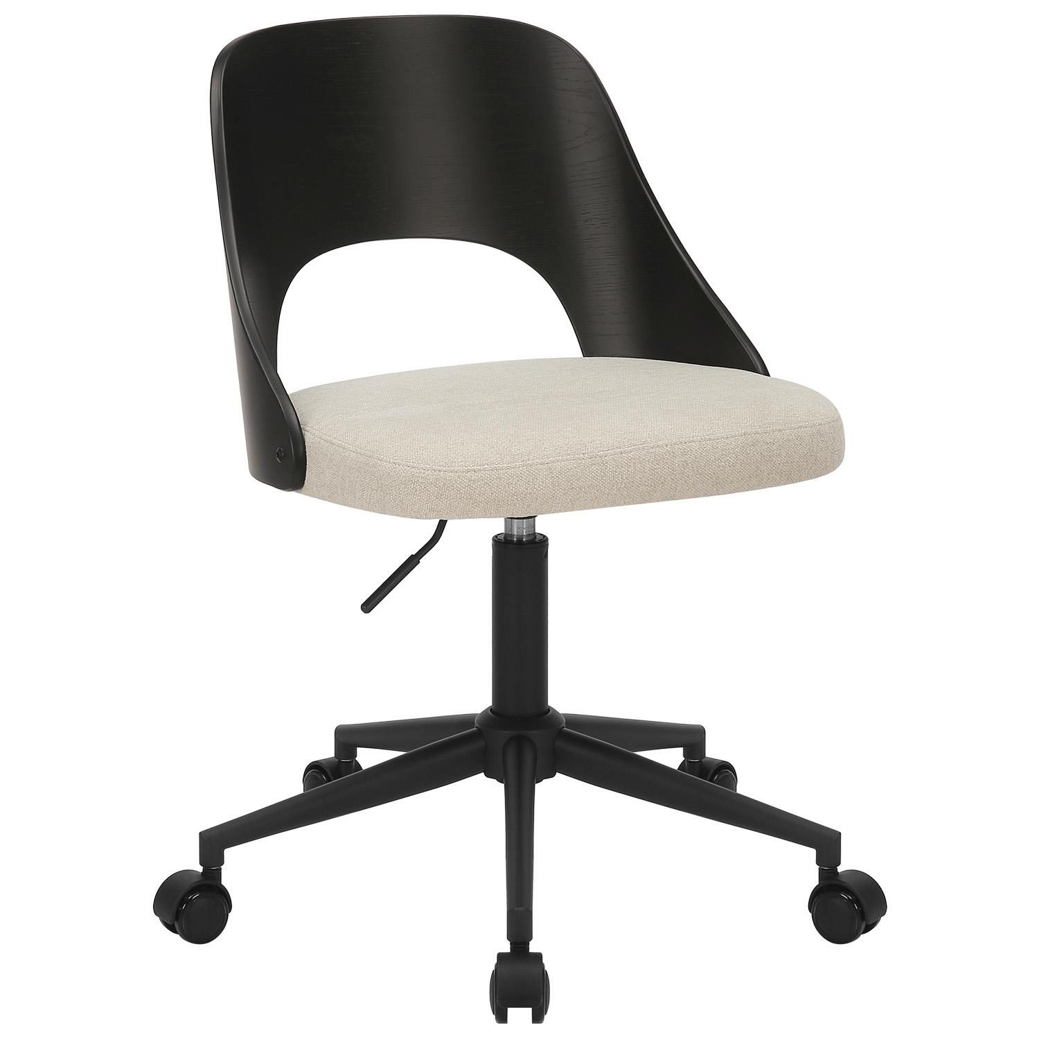 Fotel biurowy Lucy czarny/ beżowy Apia 453 Fotel biurowy Lucy czarny/ beżowy Apia 453