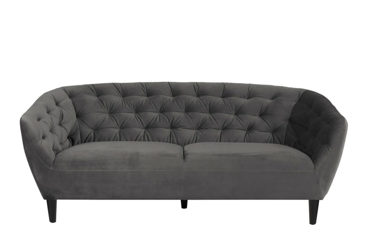 Sofa 3osobowa Ria Velvet dark grey