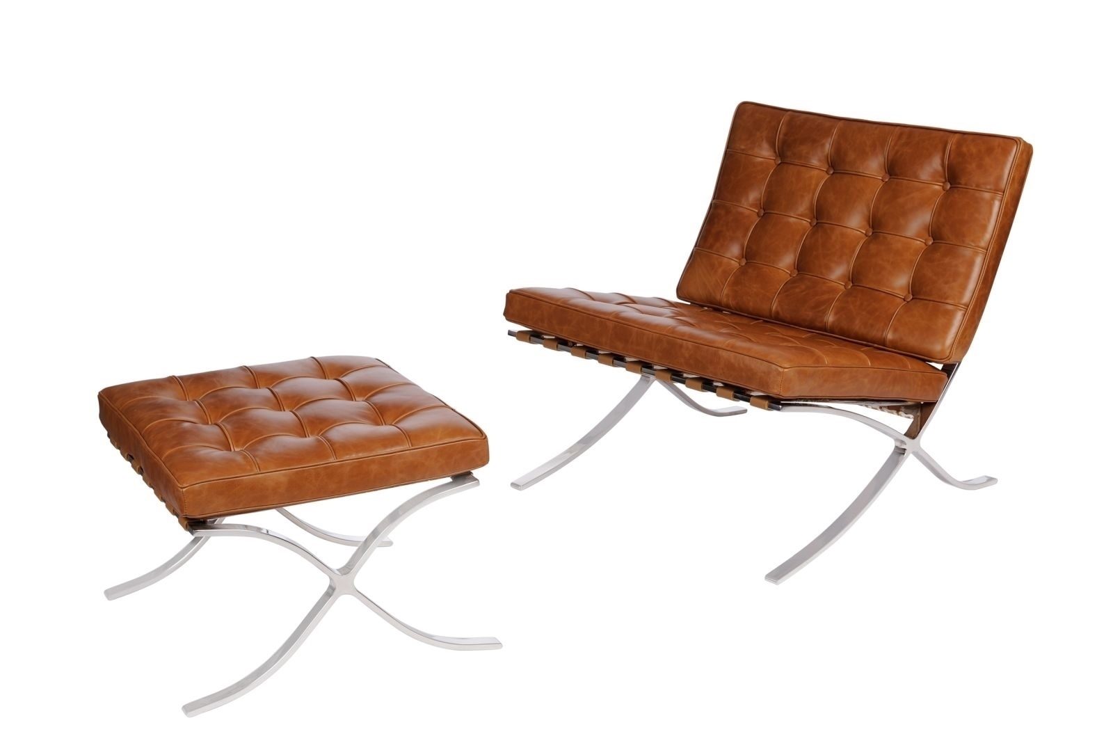 Podnóżek BA1 brązowy jasny vintage Podnóżek BA1 brązowy jasny vintage