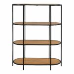 Regał Vita owalny dąb