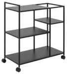 Wózek na kółkach Newcastle czarny