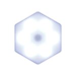 Zestaw 6 lampek ściennych Hexagonal       8