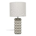 Lampka stołowa Ramil ceramiczna beżowa